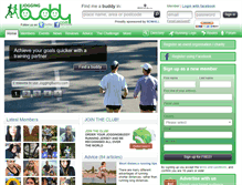 Tablet Screenshot of joggingbuddy.com